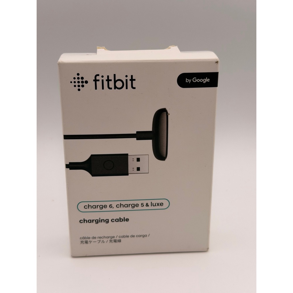 NIB Fitbit Charging Cable for Charge 5 Charge6 & Luxe Black USB Magnetic GA04944